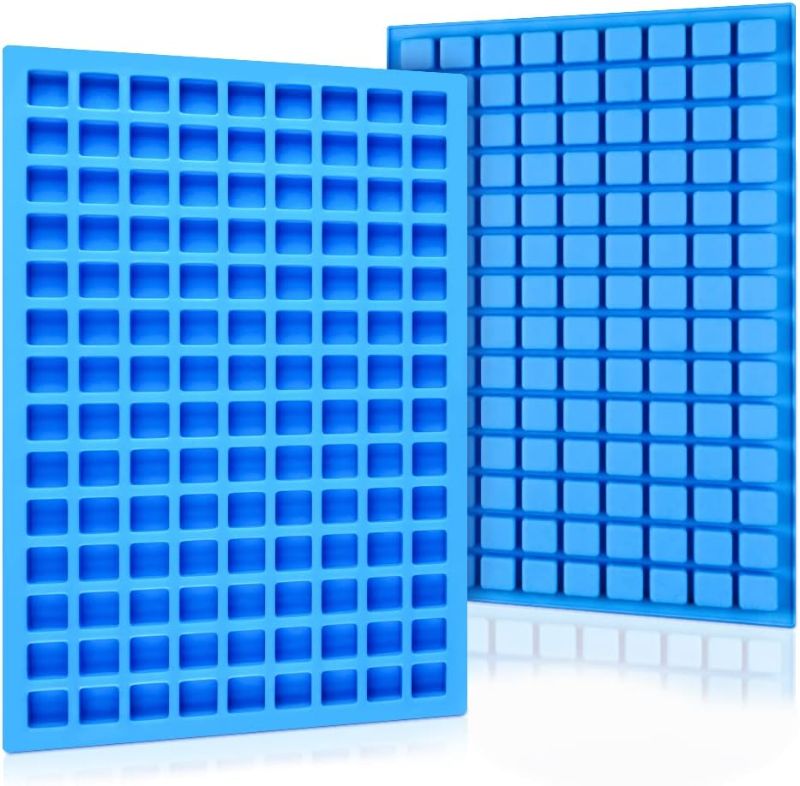 Photo 1 of ****USED*** Square Silicone Candy Molds - Mini Silicone Molds for Hard Candy, Chocolate, Gummy, Caramel, Ganache, Ice Cubes (4 count)