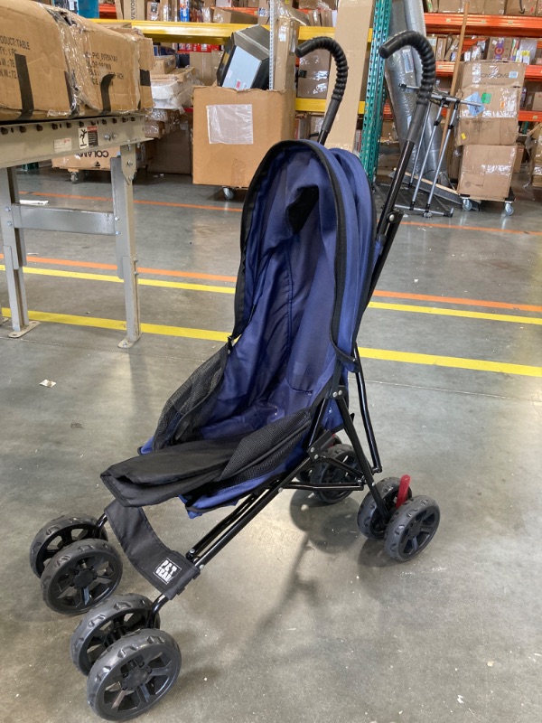 Photo 2 of ***USED**PARTS ONLY**SOLD AS IS NO RETURNS***ALL SALES ARE FINAL*** Pet Gear No-Zip Happy Trails Pet Stroller for Cats/Dogs, Zipperless Entry, Easy Fold with Removable Liner, Safety Tether, 
