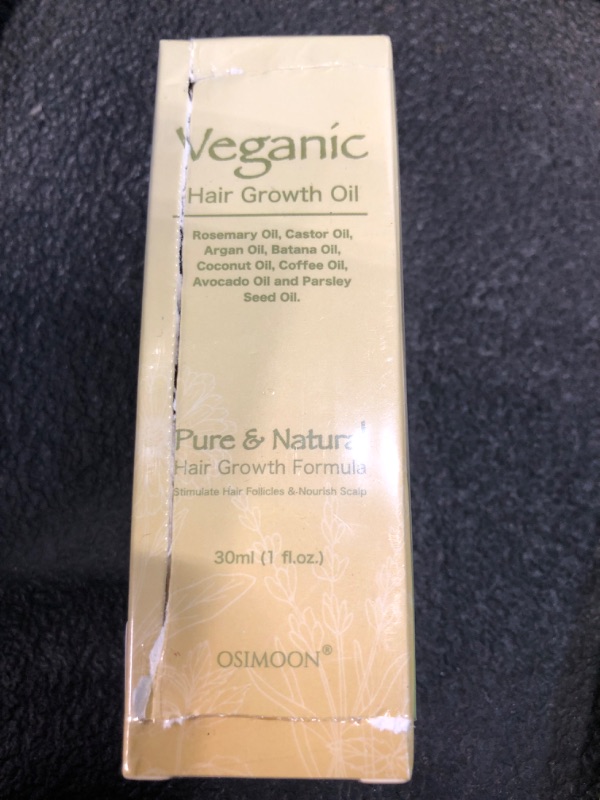 Photo 2 of ***USED** Veganic Natural Hair Growth Oil, Veganic Hair Growth Oil, Veganic Hair Oil for Hair Growth, Rosemary Oil for Hair Growth Organic with Rosemary Oil, Castor Oil, Argan Oil, Raw Batana Oil 1PCS.