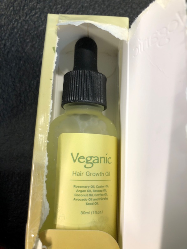 Photo 3 of ***USED** Veganic Natural Hair Growth Oil, Veganic Hair Growth Oil, Veganic Hair Oil for Hair Growth, Rosemary Oil for Hair Growth Organic with Rosemary Oil, Castor Oil, Argan Oil, Raw Batana Oil 1PCS.