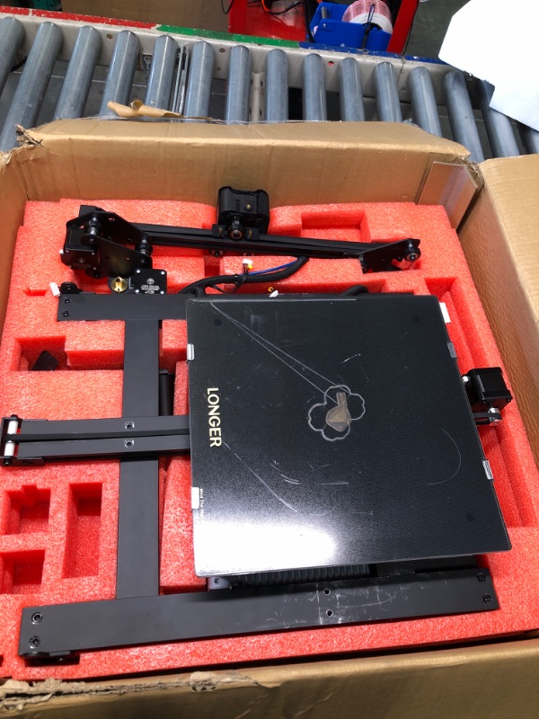 Photo 6 of **PARTS ONLY**Longer LK5 Pro 3 3D Printer 11.8x11.8x15.7in Large Printing Size FDM 3D Printer Fully Open Source Motherboard Upgrade TMC 2209 with Resume Printing 3D Printers 95% Pre-Assembled Ideal for Beginners