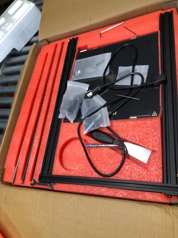 Photo 3 of **PARTS ONLY**Longer LK5 Pro 3 3D Printer 11.8x11.8x15.7in Large Printing Size FDM 3D Printer Fully Open Source Motherboard Upgrade TMC 2209 with Resume Printing 3D Printers 95% Pre-Assembled Ideal for Beginners