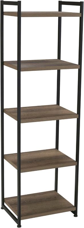 Photo 1 of 
Household Essentials 5 Tier Storage Tower Metal, Grey Shelf – Black Frame, Ashwood