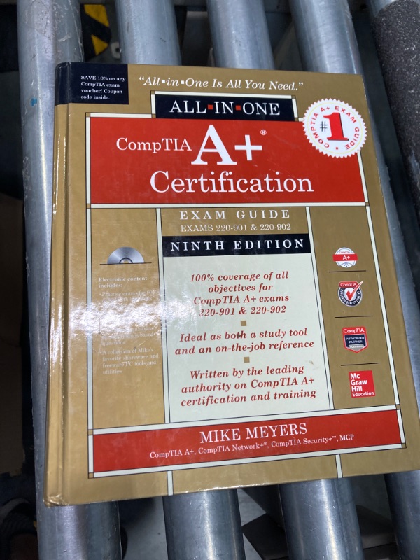 Photo 2 of ***used****CompTIA A+ Certification All-in-One Exam Guide, Ninth Edition (Exams 220-901 & 220-902) 9th Edition