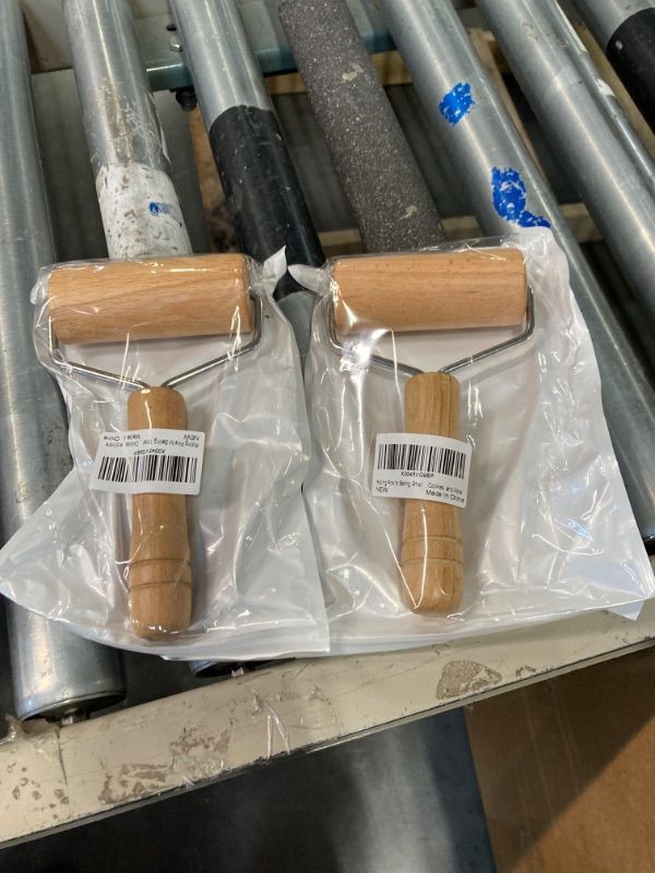 Photo 2 of ***2 pcs****Rolling Pins for Baking, Small Rolling Pin, Wooden Dough Roller with Non-Stick Surface, Suitable for Pastries, Tortillas, Pizza, Cookies, and More