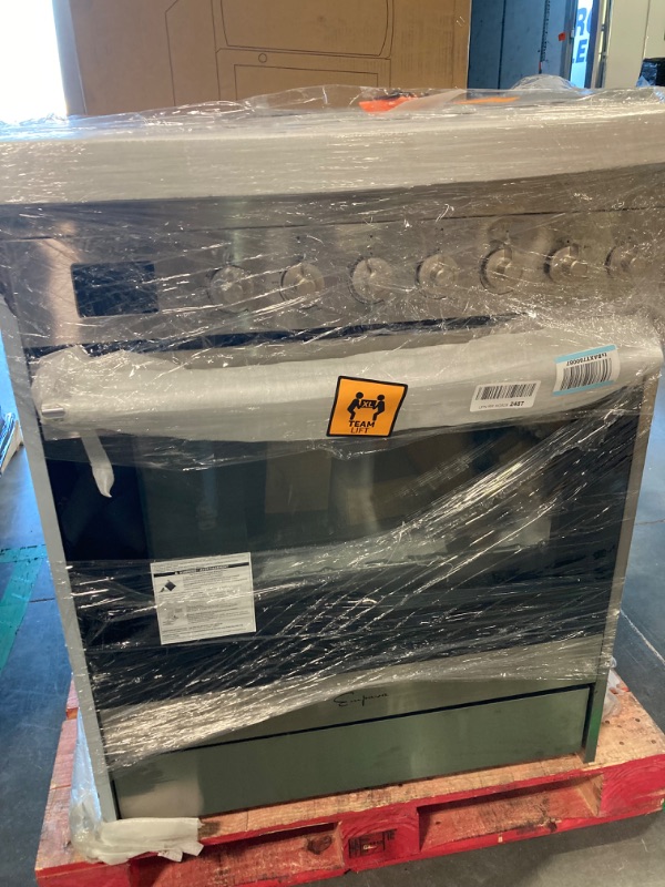Photo 1 of ****SIMILAR****Empava Gas Range, Convection Oven 4.3 Cu. Ft with Touch Timer, 5 Deep Recessed Burners Cooktop, Heavy Duty Continuous Grates in Stainless Steel, Freestanding & Slide-in,36 Inch