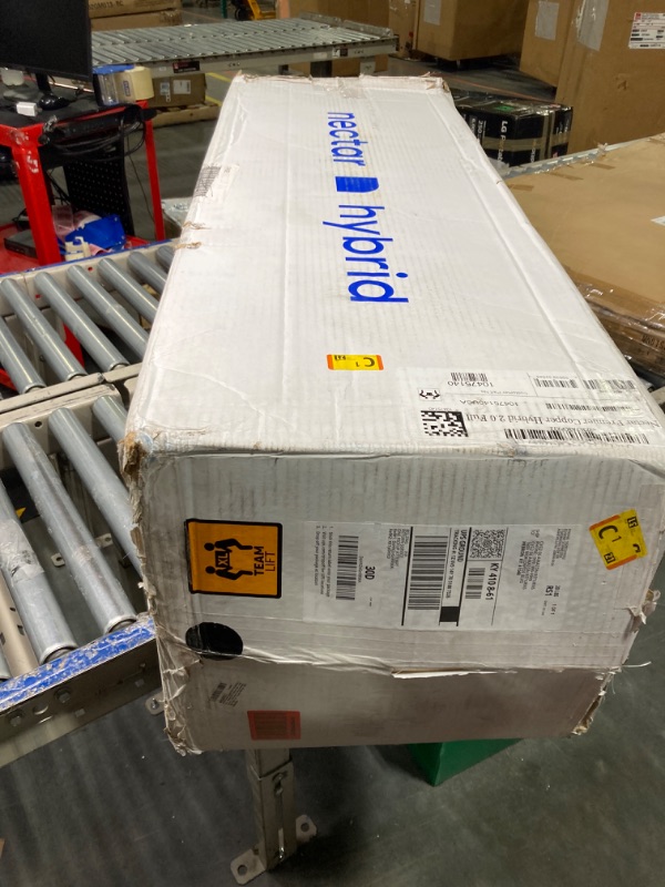 Photo 1 of ****SIMILAE*****Nectar Premier Copper Hybrid Full Mattress 14 Inch - Medium Firm Memory Foam - Steel Springs - Dual Action Cooling Technology - 365-Night Trial - Forever Warranty, White Full 14" Premier Copper Hybrid Mattress