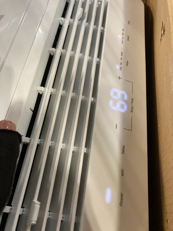 Photo 12 of ****USED***AC UNIT NOT GETTING COLD**** GE Profile ClearView Inverter Window Air Conditioner Unit, 12,200 BTU,115 Volt,U-Shaped Adjustable Depth,Energy Efficient Cooling up to 550 sq ft.,Ultra Quiet, SMART Home Capable,Includes Remote,White 12200 BTU Inve