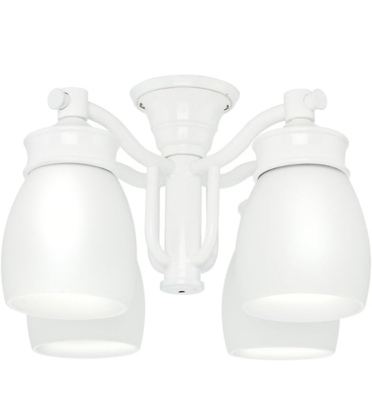 Photo 1 of 
Casablanca 99088 Outdoor 4 Light Fixture, Snow White