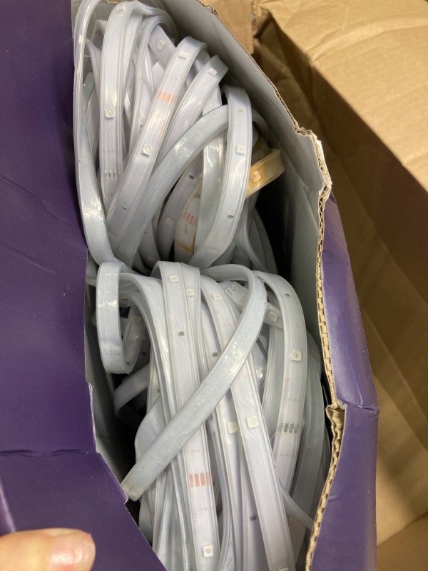 Photo 1 of 300ft Waterproof LED Strip Lights with Bluetooth App, RGB Exterior Rope Lights for Balcony, Deck, Roof, Pool - IP68, Self-Adhesive, Music Sync 300ft Outdoor LED Strip Lights