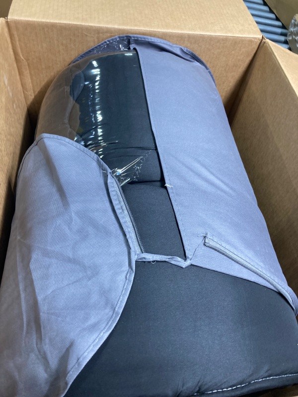 Photo 1 of ***USED*** Japanese Floor Futon Mattress, 4" Thicken Tatami Mat Sleeping Pad Foldable Roll Up Boys Girls Dormitory Mattress Kids Lounger Pillow Bed, Black, Full Black Full