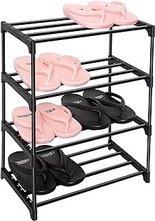 Photo 1 of 
LNYZQUS Upgrade 4-Tier Small Shoe Rack, Metal