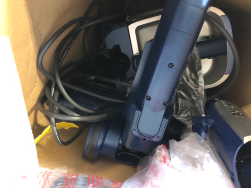 Photo 3 of ****DAMAGED POWER CORD//SOLD AS PARTS ALL SALES FINAL**** 
Shark AZ3002 Stratos Upright Vacuum with DuoClean PowerFins, HairPro, Powered Lift-Away, Self-Cleaning Brushroll, & Odor Neutralizer Technology, Navy Powered Lift-Away Navy