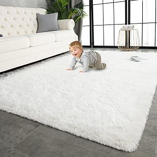 Photo 1 of 
Super Soft Shaggy Rugs Fluffy Carpets color white