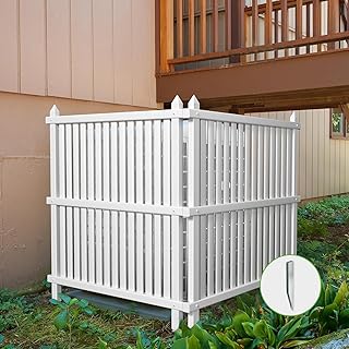 Photo 1 of BEIMO
Air Conditioner Fence Privacy Fence Panels Screen Outside, Vinyl Plastic Garbage Trash Can Enclosure Pool Equipment