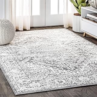 Photo 1 of  Modern Persian Vintage Medallion Indoor Area -Rug Country Floral Easy -Cleaning Bedroom Kitchen Living Room. 6x8