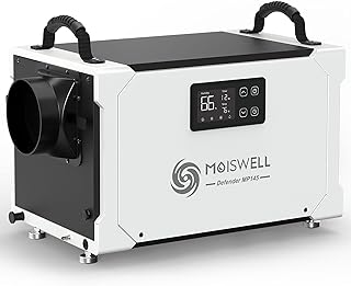 Photo 1 of 
Moiswell 145 Pints Commercial Dehumidifier with Pump and Drain Hose, Crawl Space dehumidifier Basement, Industry 