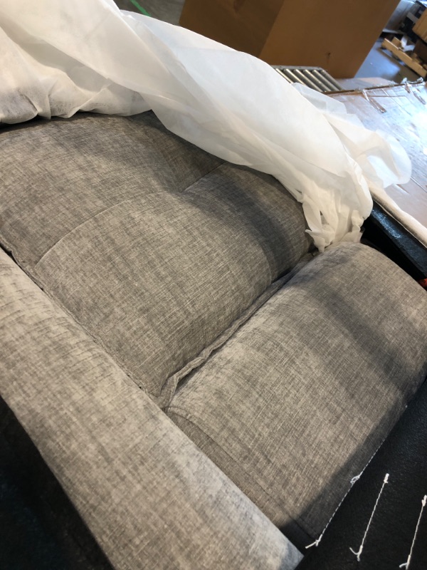 Photo 1 of ****USED*COLOR GREY** Belffin Modular Sofa Middle Module with Storage Accent Armless Chair for Modular Sectional Sofa Couch Velvet