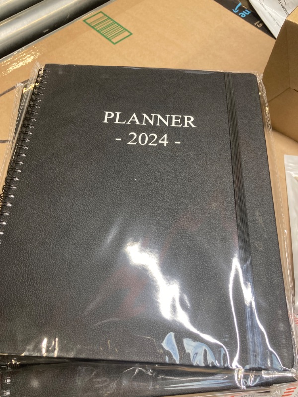 Photo 2 of 2024 Planner - Large 2024 Weekly & Monthly Planner, 8.5" X 11" Planner 2024 from January 2024 - December 2024, Perfect to Organize Your Daily Life, Black 