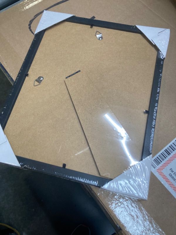 Photo 1 of ***FACTORY SEALED***
HappyHapi 8x10 Picture Frame Set of 2, Wood Photo Frame Display 8x10 Pictures without Mat or 5x7 Photos with Mat, Tabletop or Wall Mount Display Picture Frames for Prints, Photos, Landscape black*2 8x10