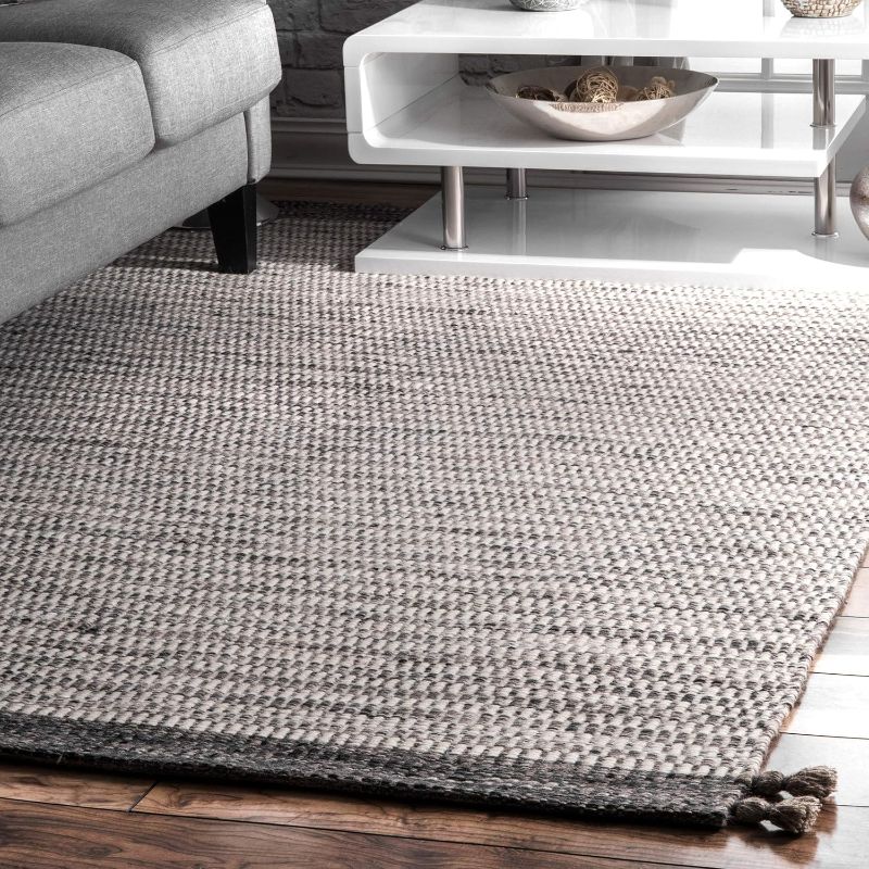 Photo 4 of ***SIMILAR***
nuLOOM Handmade Jenson Tassel Area Rug, 