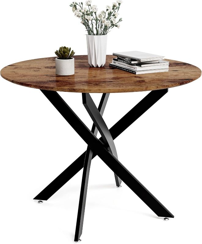 Photo 1 of ***SIMILAR***
Round Dining Table for 2-4, 31.5 Inch Wood Circle Small Kitchen Table with Black Legs Modern Dining Room Table for Kitchen Dining Room (Wood)
