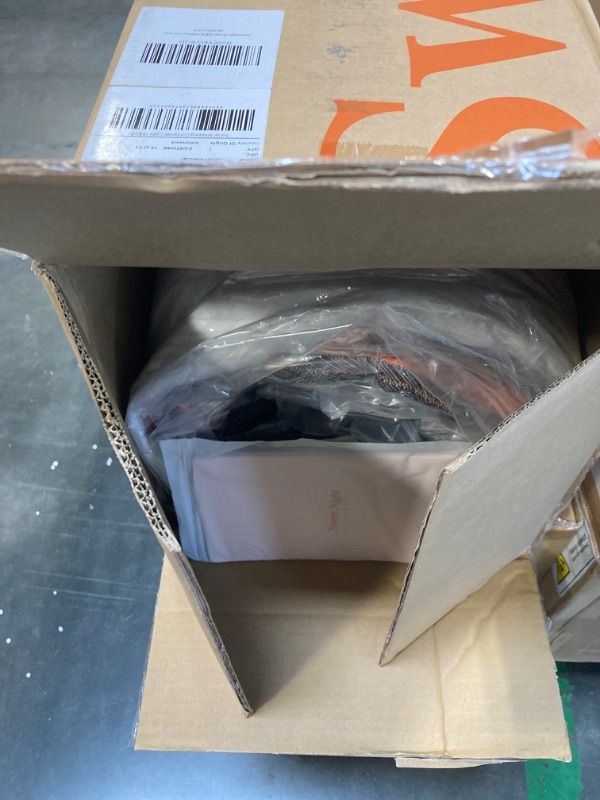 Photo 1 of ***FACTORY SEALED***
Sweetnight Twin Size Mattress, 10” Memory Foam Hybrid Mattress in a Box, Individually Wrapped Coils for Motion Isolation, with Moisture Wicking Adaptive Cover, Medium Firm Bed Mattress, Twin Size Twin 10 Inch White