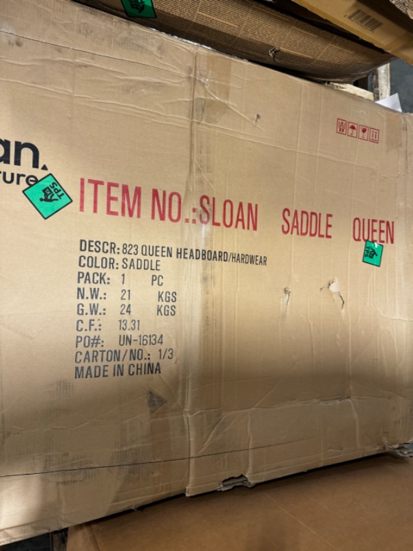 Photo 1 of 823 queen headboard hardwear saddle 1 pcs