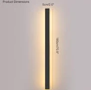 Photo 1 of ****USED***PLEASE SEE PHOTOS long wall light 150 cm dimmable remote control