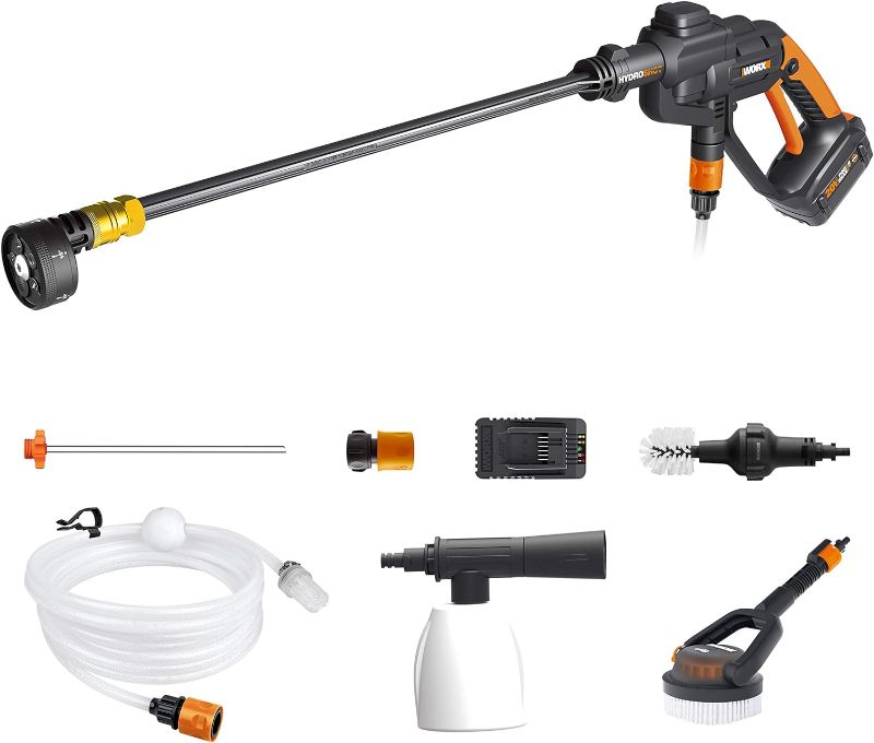 Photo 1 of ****USED*** WORX 20V Cordless Pressure Washer WG620.5 Power Washer, Hydroshot, Portable Power Cleaner for Car Washing, w/Accessories, 