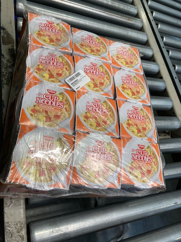 Photo 1 of Cup Noodles Ramen Noodle Soup, Chicken Flavor,(Pack of 12) 2.25 oz