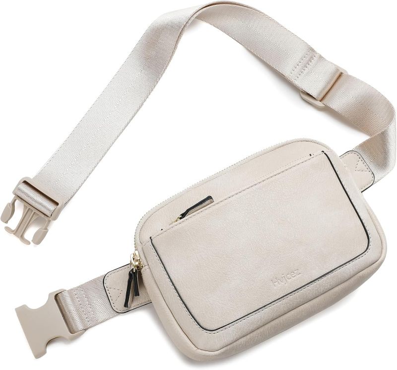 Photo 1 of * white and brown**
Leather Belt Bag for Women, Trendy Mini Waist Bag Everywhere Waterproof Crossbody Fanny Packs Purses with Adjustable Strap Khaki
