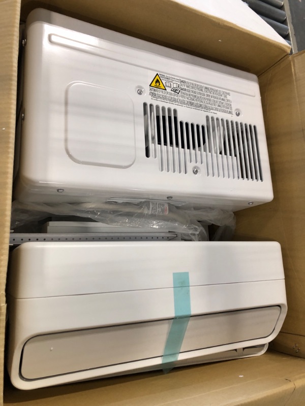 Photo 3 of ****NON FUNCTIONAL//SOLD AS PARTS ALL SALES FINAL**** 
Midea 12,000 BTU U-Shaped Smart Inverter Air Conditioner–Cools up to 550 Sq. Ft., Ultra Quiet with Open Window Flexibility, Works with Alexa/Google Assistant, 35% Energy Savings, Remote Control 12000 