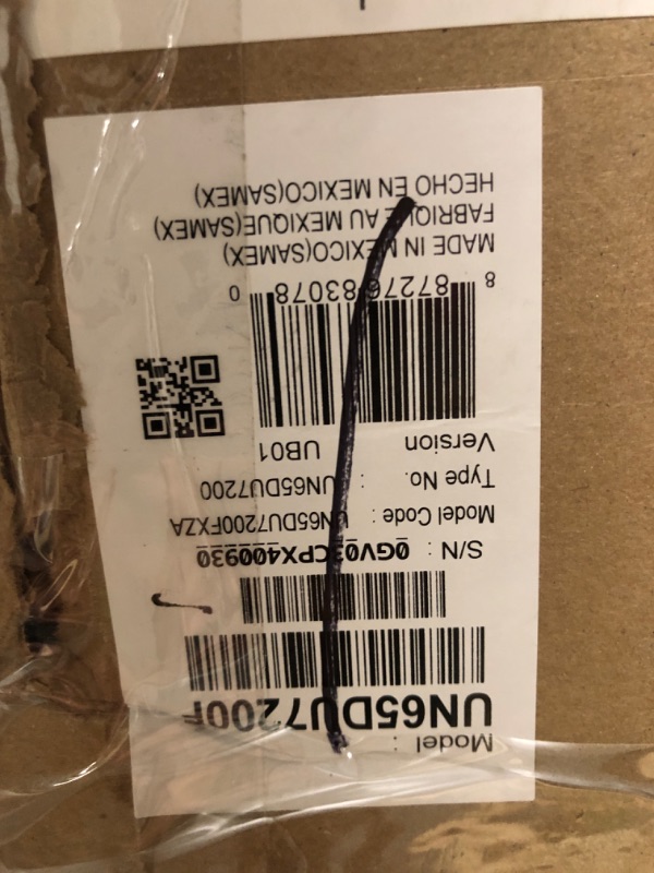 Photo 4 of ** SEALED**
SAMSUNG 65-Inch Class Crystal UHD 4K DU7200 Series HDR Smart TV w/Object Tracking Sound Lite, PurColor, Motion Xcelerator, Mega Contrast, Q-Symphony (UN65DU7200, 2024 Model) 65-Inch TV Only