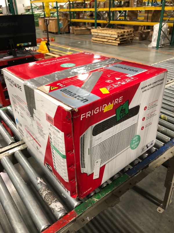Photo 1 of ***SELLING AS PARTS - FINALE SALE - NO RETURNS****
Frigidaire 10,000 BTU Window Air Conditioner & Dehumidifier, 115V, Cools up to 450 Sq. Ft. for Apartment, Dorm Room & Small/Medium Rooms, with Remote Control, Programmable Timer, and Sleep Mode, White 10,