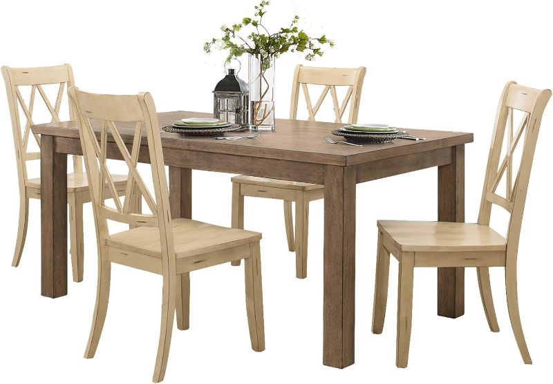 Photo 1 of ** PARTIAL SET. SIMILAR TO IMAGE**
Homelegance 5-Piece Dining Set, Buttermilk
