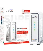 Photo 1 of 
ARRIS - SURFboard SB6190 32 x 8 DOCSIS 3.0 Cable Modem - White