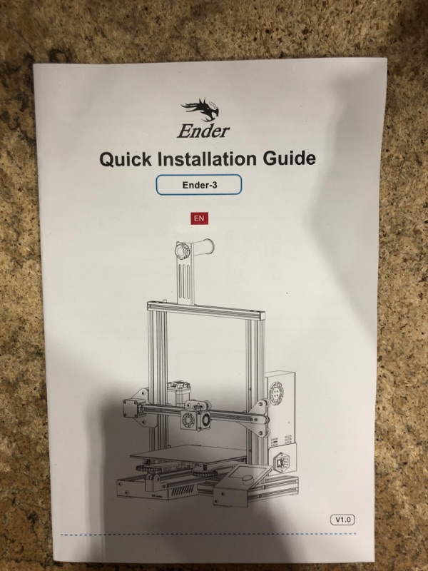 Photo 7 of **NONREFUNDABLE**FOR PARTS OR REPAIR**SEE NOTES**
Official Creality Ender 3 3D Printer Fully Open Source with Resume Printing Function DIY 3D Printers Printing Size 8.66x8.66x9.84 inch