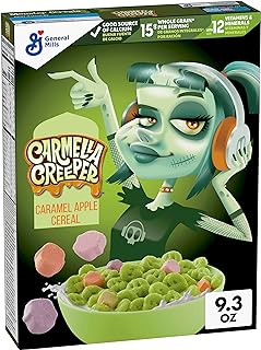 Photo 1 of ** Best By July 30 2024 ** Pack of three, Carmella Creeper Cereal with Monster Marshmallows Limited Edition 9.3 Oz
