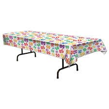 Photo 1 of  "50" Disposable Plastic Party Banquet Table Covers