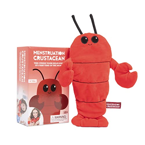 Photo 2 of Menstruation Crustacean Lobster – The Original Viral Cuddly & Cute Plush Lavender Scented Heating Pad for Cramps