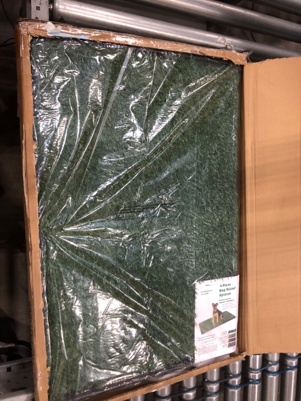 Photo 2 of ***USED - LIKELY MISSING PARTS - UNABLE TO VERIFY FUNCTIONALITY***
Artificial Grass Puppy Pee Pad for Dogs and Small Pets - 20x30 Reusable 3-Layer Training Potty Pad with Tray - Dog Housebreaking Supplies by PETMAKER Large 3-Layer System