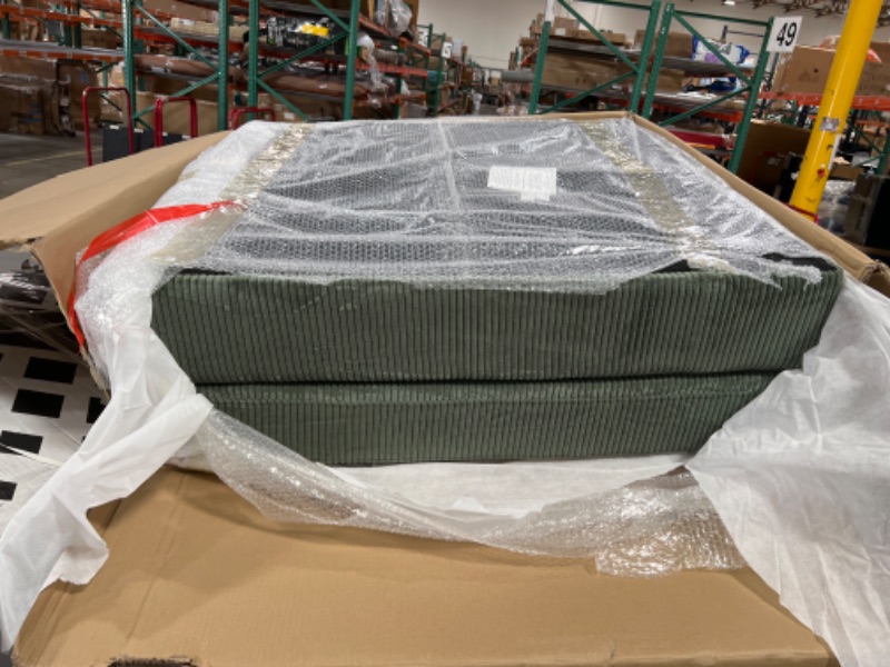 Photo 4 of 42x42 in ottoman d93087-o-olive green 