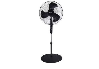 Photo 1 of **NONREFUNDABLE**FOR PARTS OR REPAIR**SEE NOTES**
Utilitech 18-in 120-Volt 3-Speed Indoor Black Oscillating Pedestal Fan with Remote