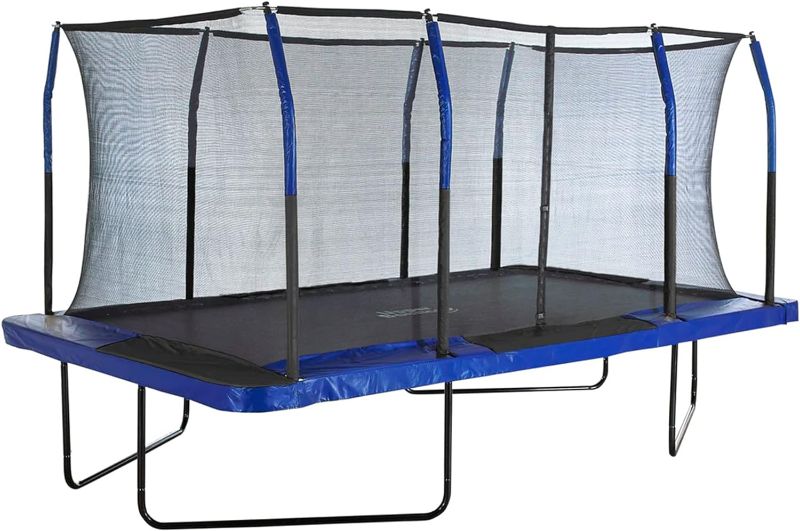 Photo 1 of **SEE NOTES**Upper Bounce Rectangle Trampoline Set with Premium Top-Ring Enclosure System – Outdoor Trampoline - Gymnastics Rectangular Trampoline for Kids - Adults - Supports Upto 500 lbs.
