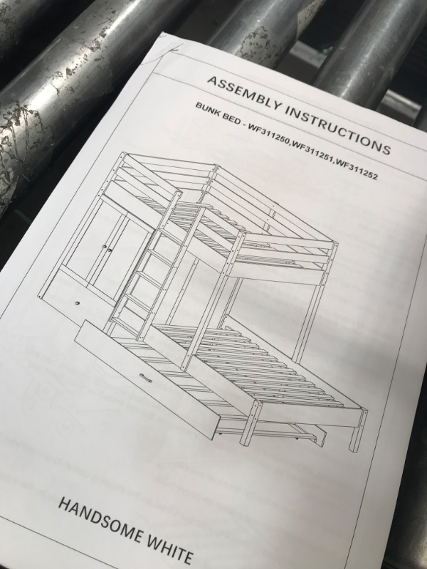 Photo 1 of ***SEE NOTES***
BUNK BED SET GREY 