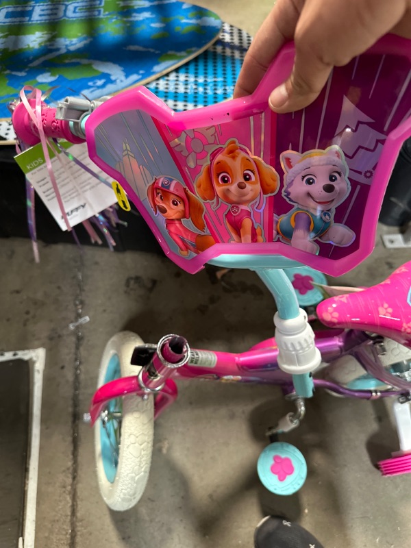 Photo 1 of **SEE NOTES**Paw Patrol 12-inch Girls’ Training Wheel Bike Ages 3+ Years Pink from Huffy

