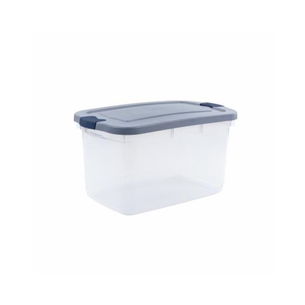 Photo 1 of **see notes**Rubbermaid Roughneck 66 Qt./62.4L Clear Storage Tote Rmrc066001 - All

