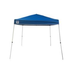 Photo 1 of **MISSING SHADE / COVER** Z-Shade 10-ft x 10-ft Rectangle White Steel Frame with Blue Fabric Top Pop-up Canopy
