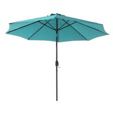 Photo 1 of 9' Teal Patio Umbrella 